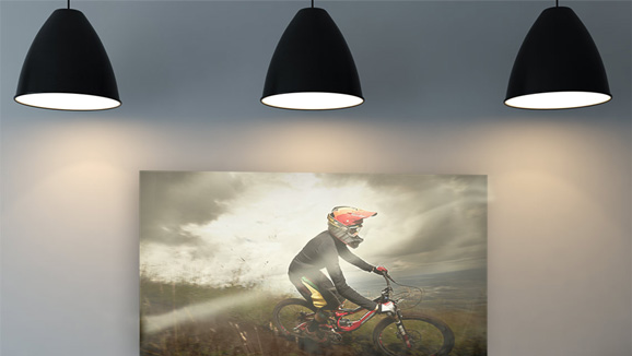 Transparent acrylic glass