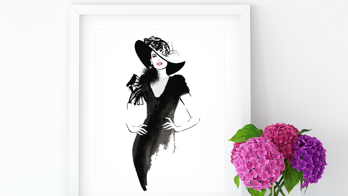 Picture in frame