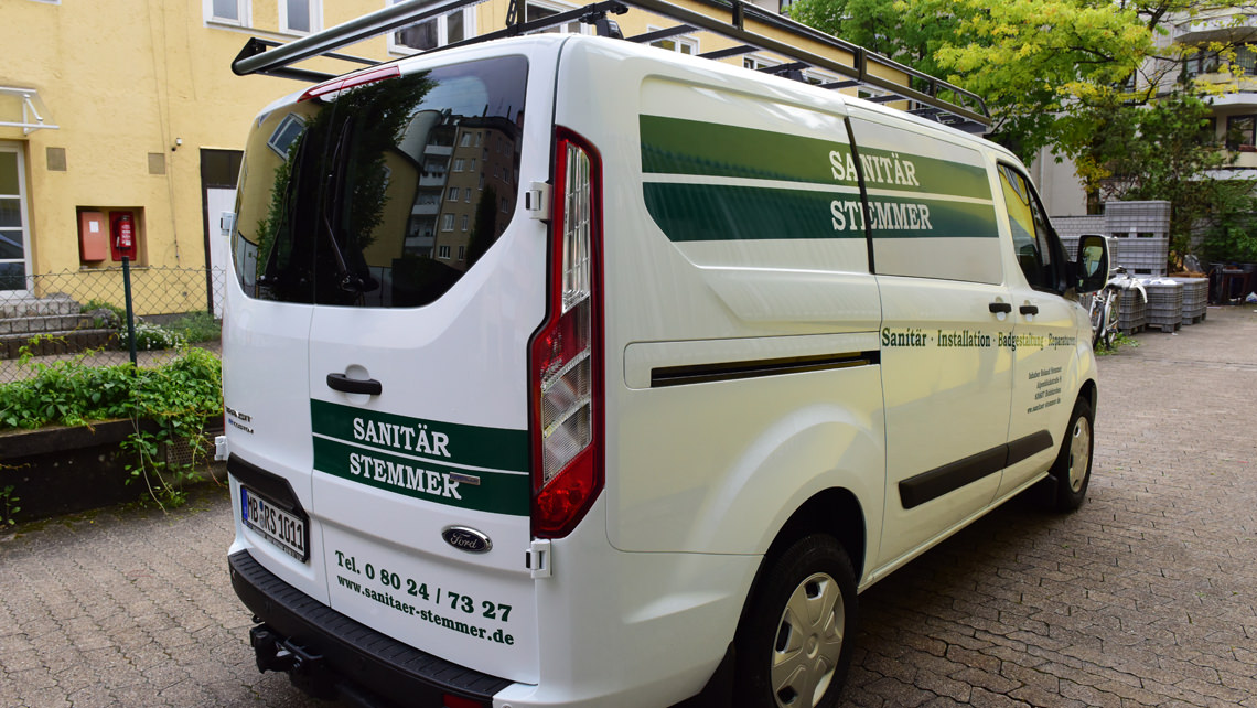 Car lettering for Munich company