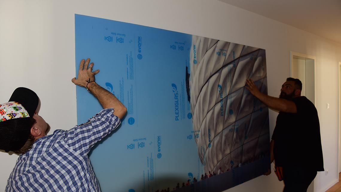 Posters, galleries and installation in Munich