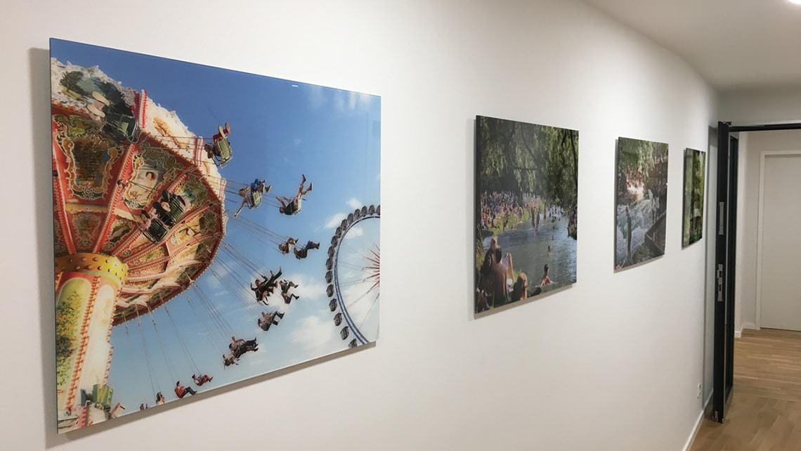 Posters, galleries and installation in Munich