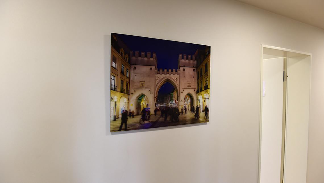 Posters, galleries and installation in Munich