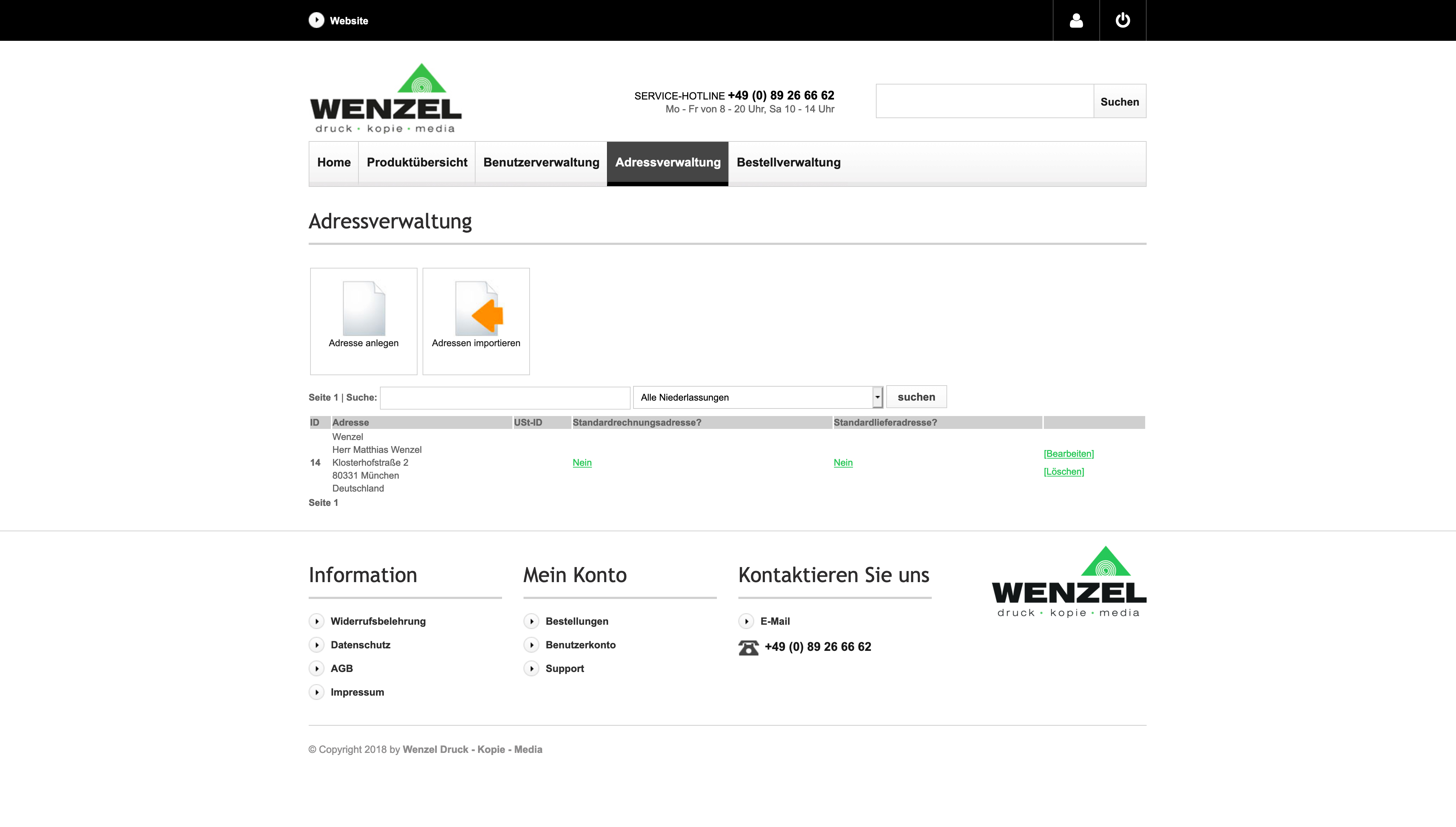 Personalize, manage and order business cards yourself online