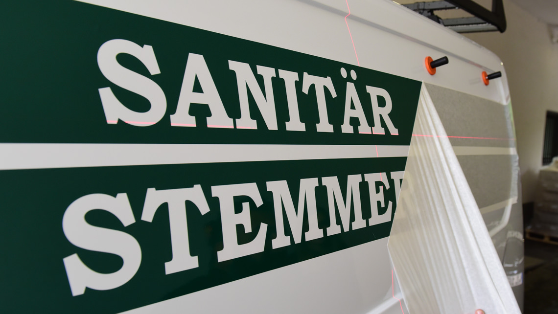 Car lettering for Munich company