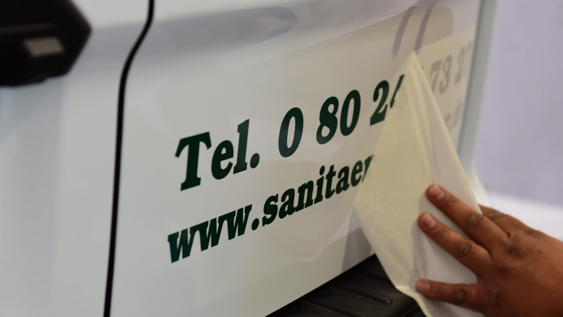 Car lettering for Munich company