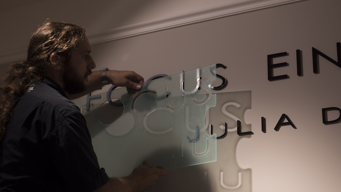 Acrylic letters at Focus Einrichtungen