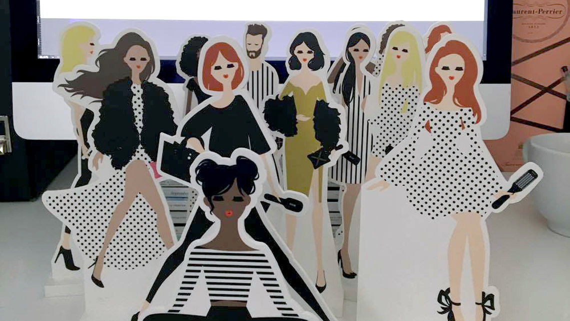 Mini PVC stand-up display