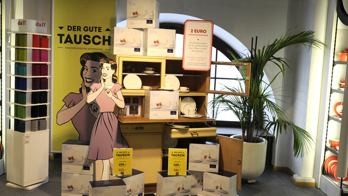 PVC figures at Kustermann in Munich