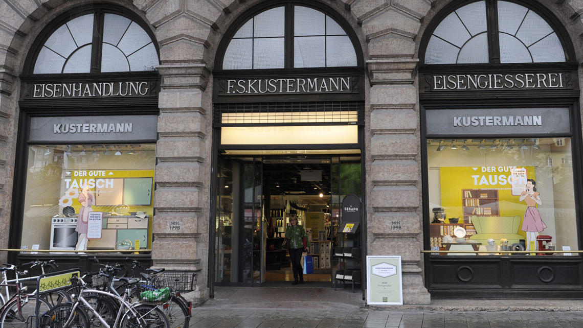 PVC figures at Kustermann in Munich