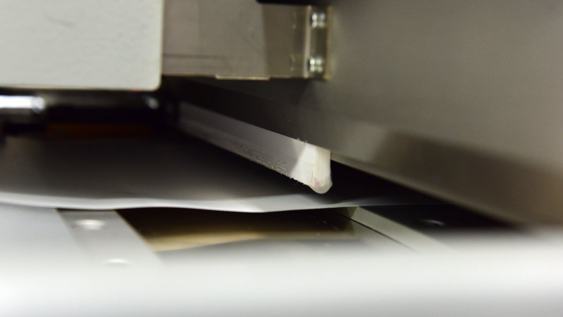 Perfect binding with only a few pages