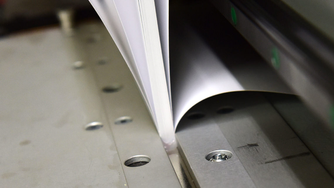 Perfect binding with only a few pages