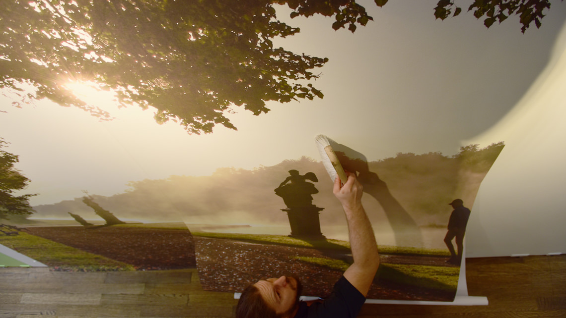 6 x 3 meter wallpaper in Nymphenburg Palace