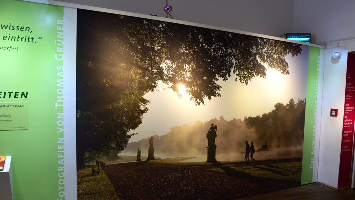 6 x 3 meter wallpaper in Nymphenburg Palace