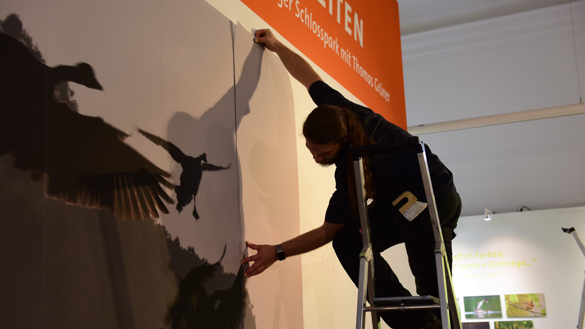 6 x 3 meter wallpaper in Nymphenburg Palace