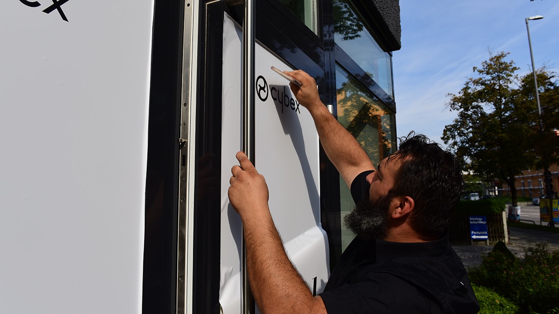 Application of POS film at Cybex