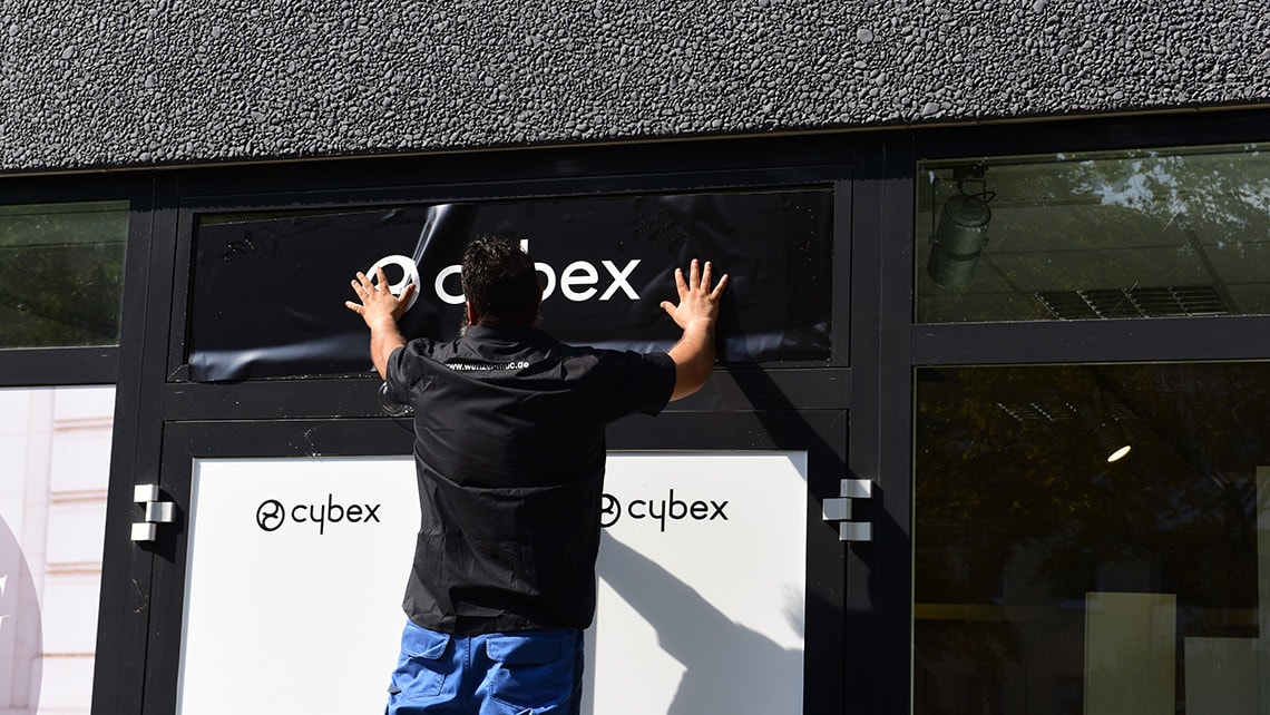 Application of POS film at Cybex