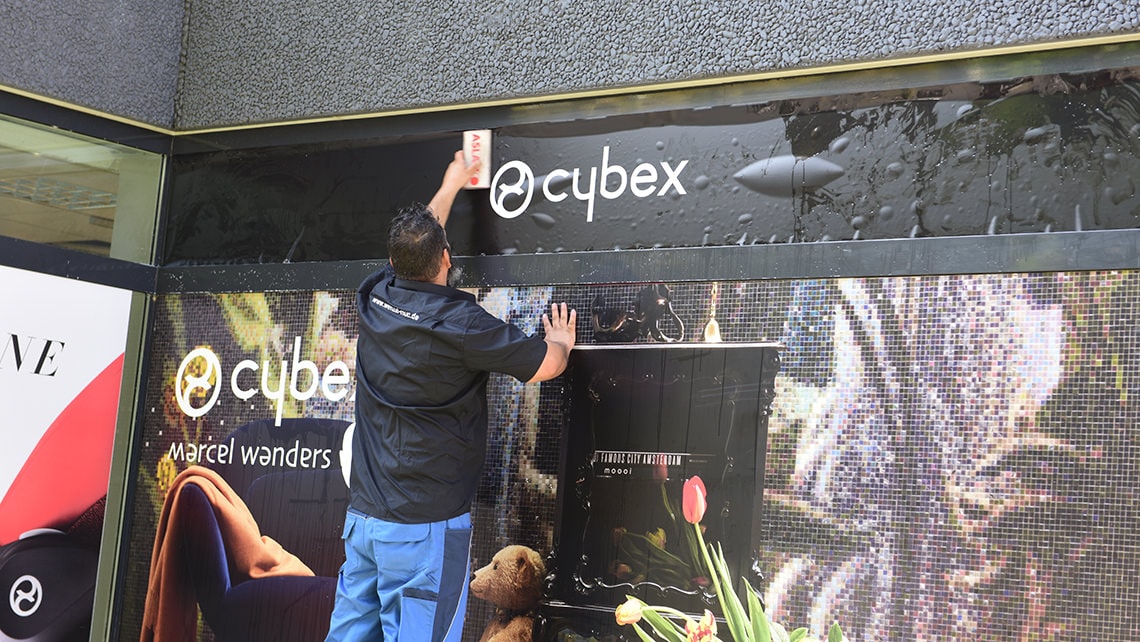 Application of POS film at Cybex