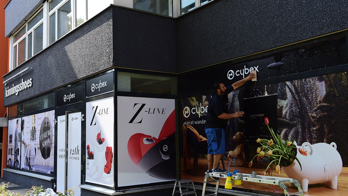 Application of POS film at Cybex