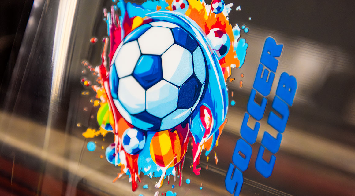 Soccer DTF Sticker Soccer Club