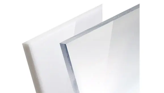 Acrylic - Transparent / White