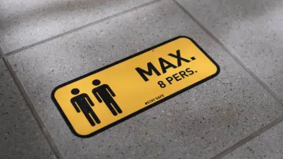 Floor stickers