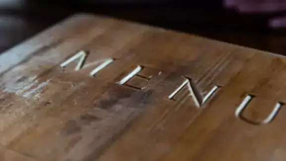 Food and drink menus