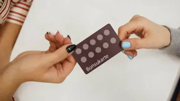 Stamp card and bonus card