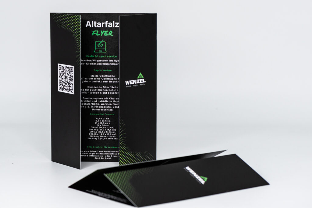 Fensterfalz Altarfalz Flyer