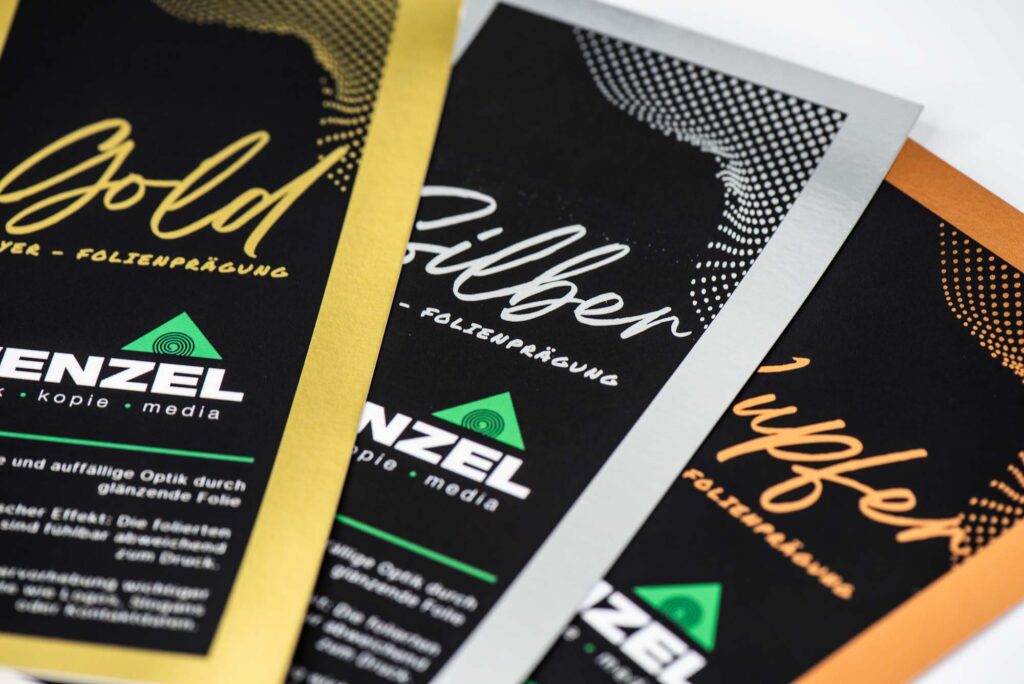 Flyer with finishing & embossing