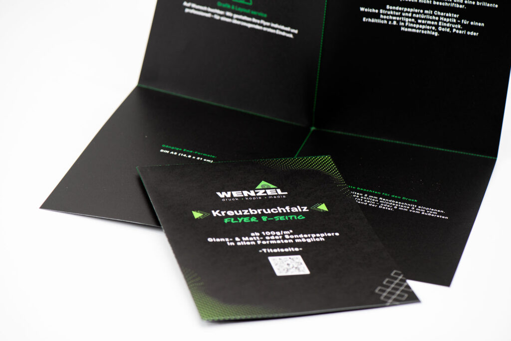 Zweibruch-Kreuzfalz Flyer Kreuzbruchfalz 6